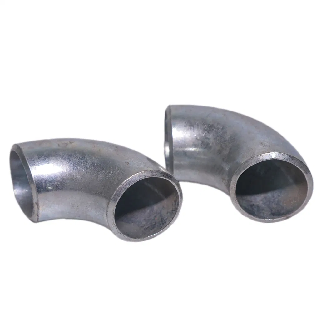 Accessori per tubi di acciaio inossidabile della saldatura di testa 45 60 gomito di Seamlesss di 90 gradi