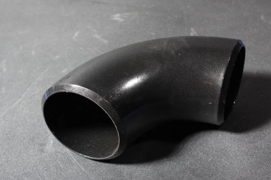 Saldatura testa a testa di acciaio al carbonio 6" gomito Sch dell'accessorio per tubi 80 gradi A234wpb dell'ANSI B16.9 LR 90 2
