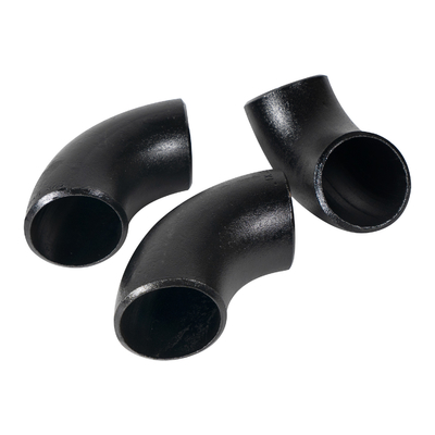 Saldatura con cofano in acciaio al carbonio 6" Pipe Fitting Elbow Sch80 Ansi B16.9 Lr 90°