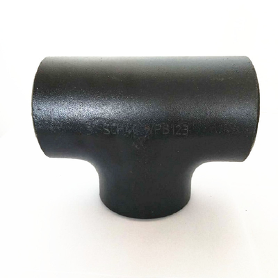 T di verniciatura nero dell'accessorio per tubi di ASME B16.5 A234 WPB